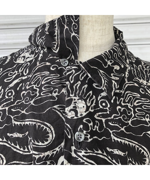 ラルフローレン総柄オープンシャツ POLO RALPH LAUREN(ポロラルフローレン) / 90s/オープンカラー