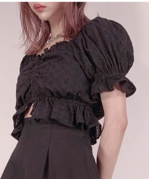FICTION TOKYO（フィクショントーキョー）の「Front Strings Tops