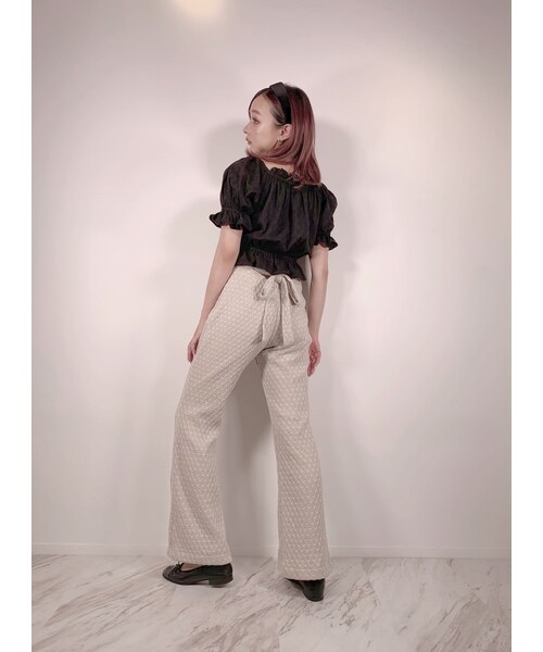 FICTION TOKYO（フィクショントーキョー）の「Front Strings Tops