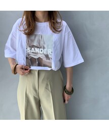 no brand | フォトプリントロゴTEE(Tシャツ/カットソー)
