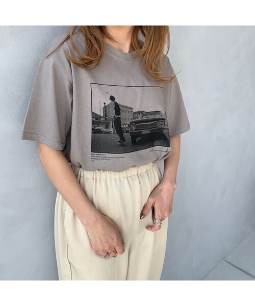 no brand(ノーブランド)の「フォトプリントTEE(Tシャツ/カットソー・レディース・その他)」の7枚目の写真