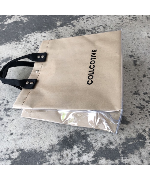 copine(コピン)の「大人カジュアル!クリアカバークラフトトートバッグ(トートバッグ・レディース・その他)」の3枚目の写真