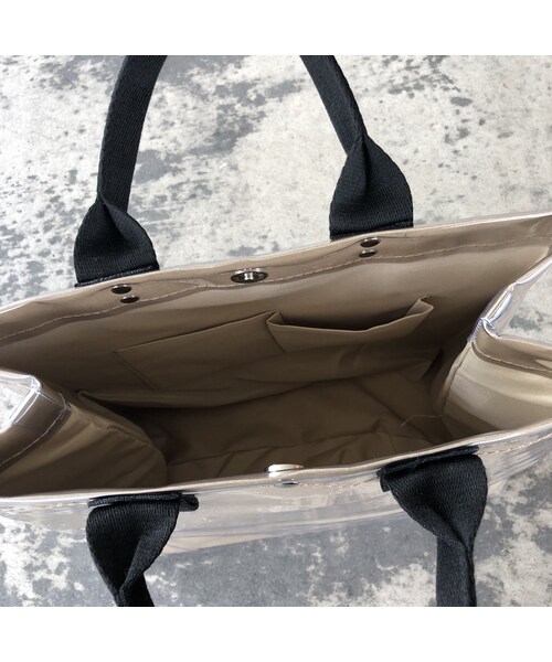 copine(コピン)の「大人カジュアル!クリアカバークラフトトートバッグ(トートバッグ・レディース・その他)」の7枚目の写真