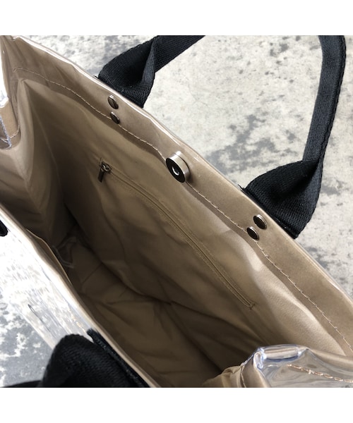 copine(コピン)の「大人カジュアル!クリアカバークラフトトートバッグ(トートバッグ・レディース・その他)」の8枚目の写真