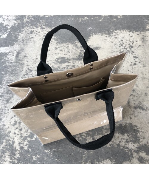 copine(コピン)の「大人カジュアル!クリアカバークラフトトートバッグ(トートバッグ・レディース・その他)」の6枚目の写真