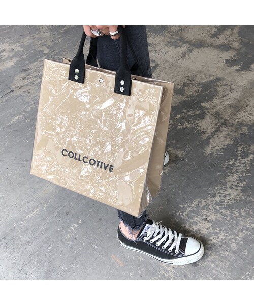 copine(コピン)の「大人カジュアル!クリアカバークラフトトートバッグ(トートバッグ・レディース・その他)」の15枚目の写真