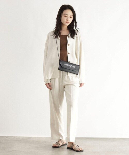 OZOC（オゾック）の「FRUIT OF THE LOOM フラップミニショルダーバッグ（バッグ・レディース・ブラック(019)/イエロー(032)/パープル(083)・00）」の13枚目の写真