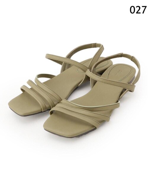 OZOC（オゾック）の「ナローコードサンダル（その他・レディース・ブラック(019)/ベージュ(052)/カーキ(027)・35(23.5cm)/45(24.5cm)）」の9枚目の写真