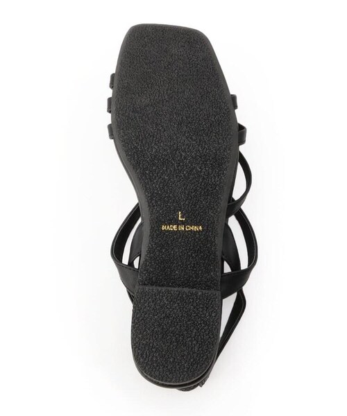 OZOC（オゾック）の「ナローコードサンダル（その他・レディース・ブラック(019)/ベージュ(052)/カーキ(027)・35(23.5cm)/45(24.5cm)）」の7枚目の写真