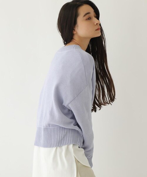 OZOC（オゾック）の「[洗える]ショートカーディガン（トップス・レディース・オフホワイト(003)/ベージュ(052)/パープル(080)・38(M)）」の17枚目の写真