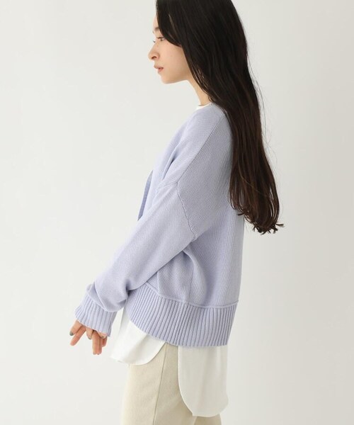 OZOC（オゾック）の「[洗える]ショートカーディガン（トップス・レディース・オフホワイト(003)/ベージュ(052)/パープル(080)・38(M)）」の14枚目の写真