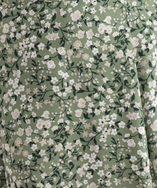 OZOC（オゾック）の「[洗える]プチフラワーマーメイドロングスカート（スカート・レディース・グリーン(122)/ナチュラル(150)・38(M)）」の11枚目の写真