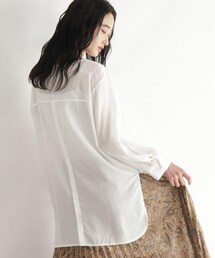 OZOC | [洗える]シアースリットブラウス(トップス)