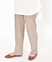 w closet | ワイドリブ配色メローパンツ(パンツ)