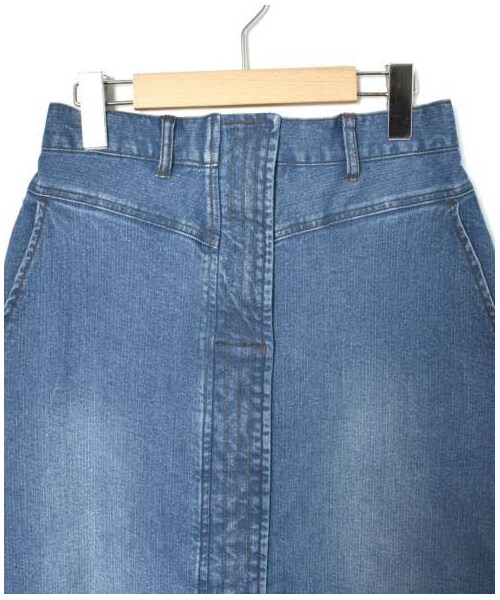 w closet（ダブルクローゼット）の「前ステッチタイトスカート（スカート・レディース・ブリーチ/ブルー/ケミカルブルー・FREE/M/L）」の8枚目の写真