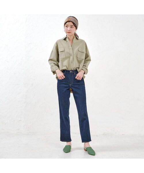 ORiental TRaffic(オリエンタルトラフィック)の「サテンメッシュスリッパ(シューズ・レディース・ブラウン/ゴールド/グリーン・S/M/L/LL)」の18枚目の写真