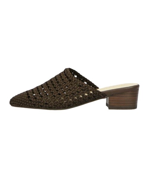 ORiental TRaffic(オリエンタルトラフィック)の「サテンメッシュスリッパ(シューズ・レディース・ブラウン/ゴールド/グリーン・S/M/L/LL)」の4枚目の写真