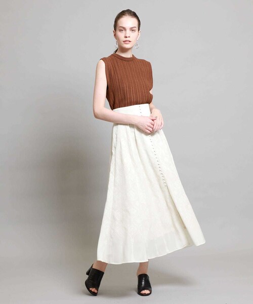 Ameri（アメリ）の「メディランプエンブロイダリースカート（）」 - WEAR