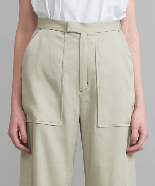 FEMMENT（ファモン）の「トリアセデニムベイカーパンツ（パンツ・レディース・BLACK/BEIGE/ORG・1/2/MODEL:176cm/kg SIZE:2）」の17枚目の写真