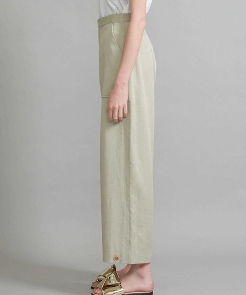 FEMMENT（ファモン）の「トリアセデニムベイカーパンツ（パンツ・レディース・BLACK/BEIGE/ORG・1/2/MODEL:176cm/kg SIZE:2）」の15枚目の写真