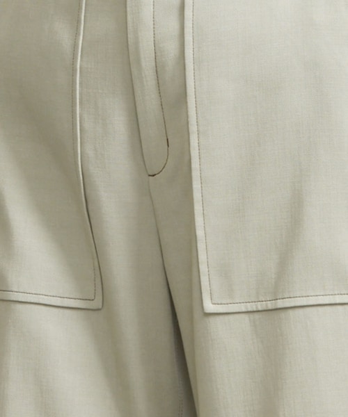FEMMENT（ファモン）の「トリアセデニムベイカーパンツ（パンツ・レディース・BLACK/BEIGE/ORG・1/2/MODEL:176cm/kg SIZE:2）」の21枚目の写真