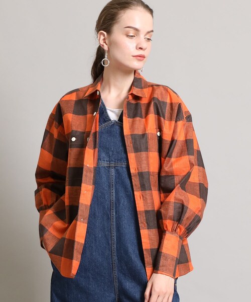 HOLIDAY バッファローチェックリネンシャツ HOLIDAY（ホリデイ）の「バッファローチェックシャツ（）」 - WEAR