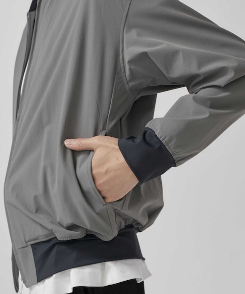 N.HOOLYWOOD / ブルゾン/40/ポリエステル/グレー/1201-BL07-055 N.HOOLYWOOD（N.ハリウッド）の「1201-BL07-055 MA-1（）」 - WEAR