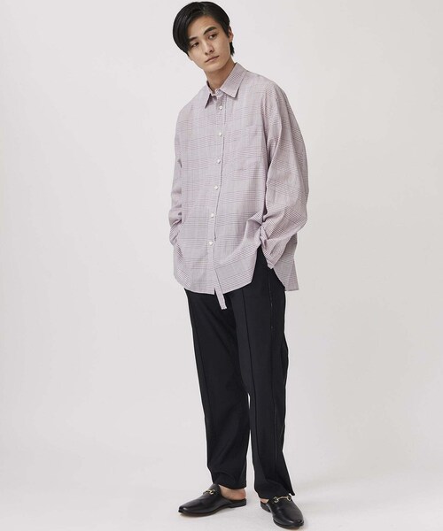 Name.（ネーム）の「STRETCH NYLON TRACK PANTS（パンツ・メンズ・BLACK・0/1/2）」の2枚目の写真