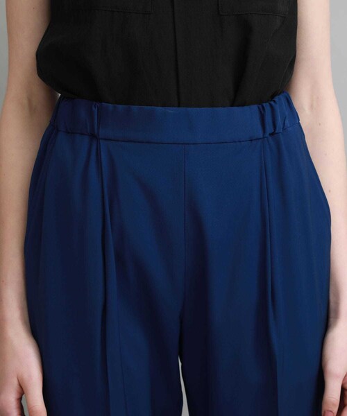 08sircus(ゼロエイトサーカス)の「ストレッチバックサテンジョッパーズパンツ(パンツ・レディース・BLACK/NAVY・0/1)」の7枚目の写真