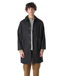 【L】SOPHNET. YARMO DUSTER COAT SOPHNET.（ソフネット）の「YARMO BRISBANE MOSS DUSTER COAT