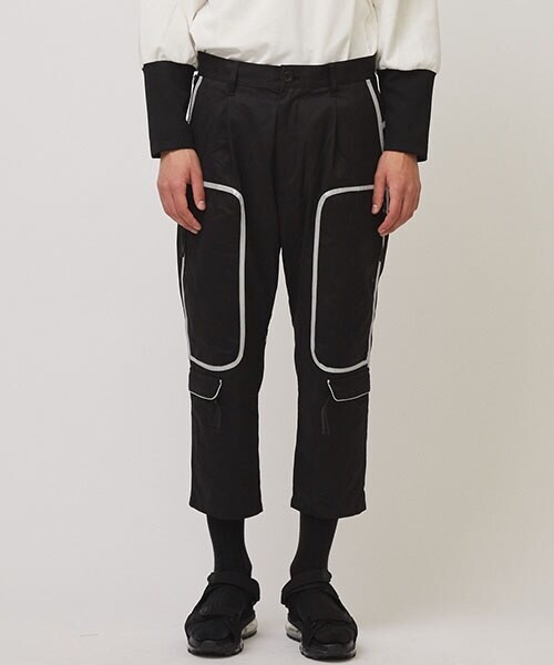 MAGIC STICK（マジックスティック）の「TRON Cropped Pants（パンツ・メンズ・GREY/BLACK・M/L）」の2枚目の写真