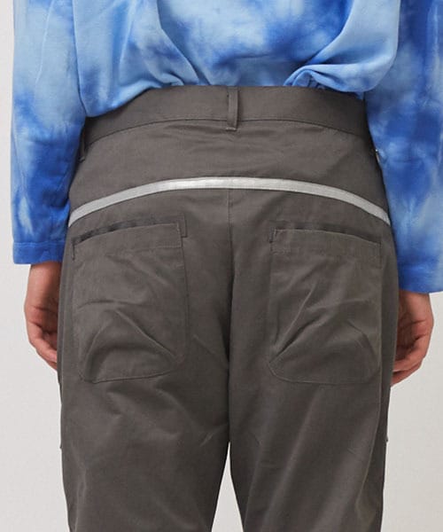 MAGIC STICK（マジックスティック）の「TRON Cropped Pants（パンツ・メンズ・GREY/BLACK・M/L）」の11枚目の写真
