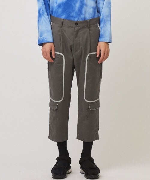 MAGIC STICK（マジックスティック）の「TRON Cropped Pants（パンツ・メンズ・GREY/BLACK・M/L）」の7枚目の写真
