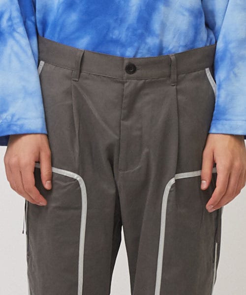 MAGIC STICK（マジックスティック）の「TRON Cropped Pants（パンツ・メンズ・GREY/BLACK・M/L）」の10枚目の写真