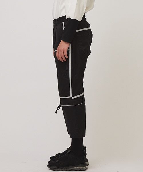 MAGIC STICK（マジックスティック）の「TRON Cropped Pants（パンツ・メンズ・GREY/BLACK・M/L）」の3枚目の写真