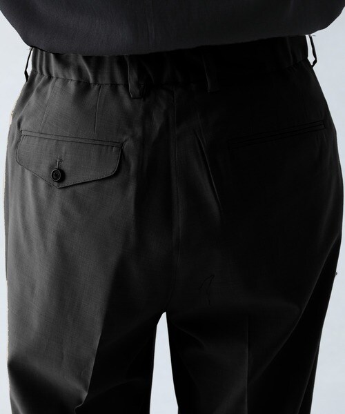 STUDIOUS(ステュディオス)の「SOLOTEX ワイドパンツ(パンツ・メンズ・BLACK/BEIGE・1/2/3)」の17枚目の写真