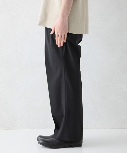 STUDIOUS(ステュディオス)の「SOLOTEX ワイドパンツ(パンツ・メンズ・BLACK/BEIGE・1/2/3)」の13枚目の写真