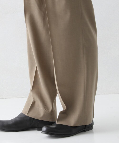 STUDIOUS(ステュディオス)の「SOLOTEX ワイドパンツ(パンツ・メンズ・BLACK/BEIGE・1/2/3)」の10枚目の写真