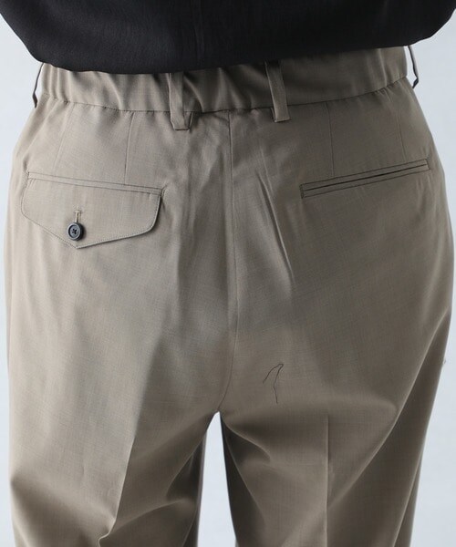 STUDIOUS(ステュディオス)の「SOLOTEX ワイドパンツ(パンツ・メンズ・BLACK/BEIGE・1/2/3)」の9枚目の写真