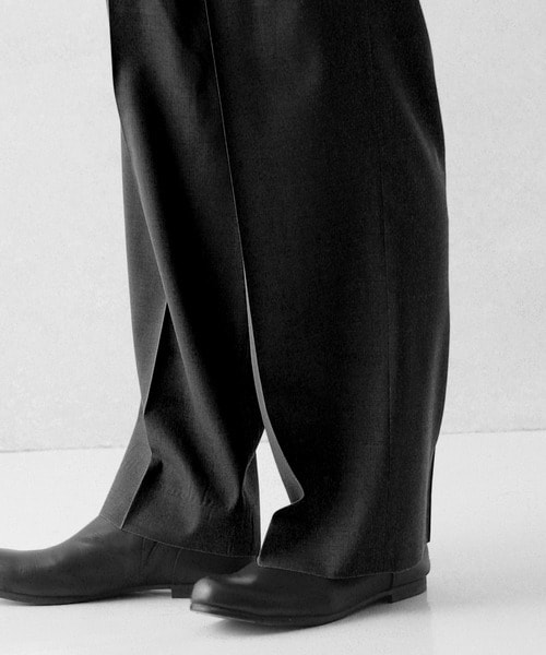 STUDIOUS(ステュディオス)の「SOLOTEX ワイドパンツ(パンツ・メンズ・BLACK/BEIGE・1/2/3)」の18枚目の写真
