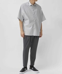 RERACS リラクス ドルマンスリーブ シャツ 半袖 黒 ブラック 春夏 THE RERACS(ザ・リラクス)｜【MEN】ショートスリーブサイド