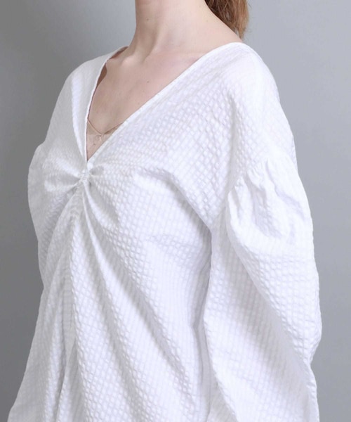 Uhr（ウーア）の「ギャザリングドレス（）」 - WEAR 