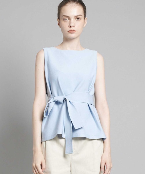 WRAPINKNOT（ラッピンノット）の「別注ノースリーブ2WAYトップス（トップス・レディース・OFF WHITE/BROWN/PINK/LIGHT BLUE/PURPLE・0）」の13枚目の写真