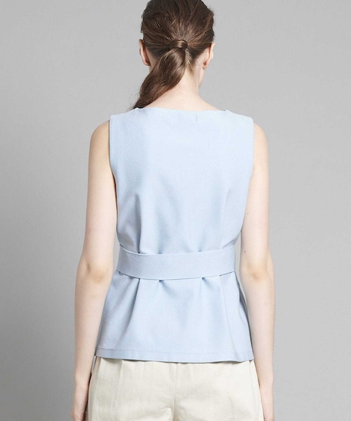 WRAPINKNOT（ラッピンノット）の「別注ノースリーブ2WAYトップス（トップス・レディース・OFF WHITE/BROWN/PINK/LIGHT BLUE/PURPLE・0）」の15枚目の写真