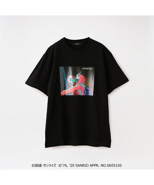 【激レア】ガンダム×ハローキティ　コラボ　Tシャツ　サイズL ブラック 新品未使用品』LOVELESS ガンダム&ハローキティ Tシャツ