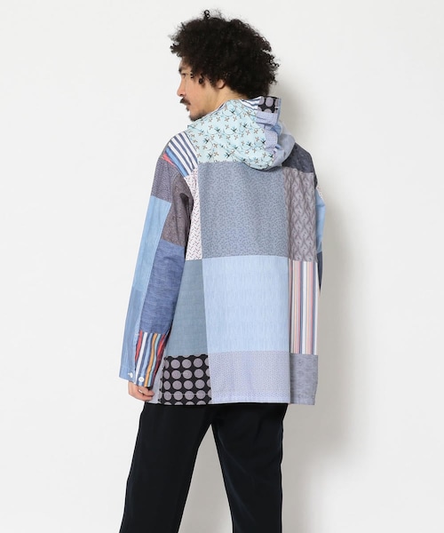 極美品 エンジニアードガーメンツ 現行 カグール デニムシャツ プルオーバー 極美品 エンジニアードガーメンツ 現行 カグール デニムシャツ