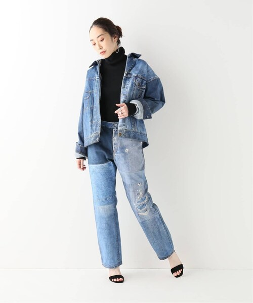 Bonum(ボナム)の「コート・ブルゾン(BONUM)(ジャケット/アウター・ネイビー C/M/在庫あり/L)」の2枚目の写真