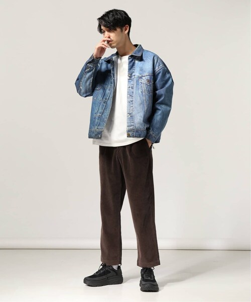 Bonum(ボナム)の「コート・ブルゾン(BONUM)(ジャケット/アウター・ネイビー C/M/在庫あり/L)」の4枚目の写真