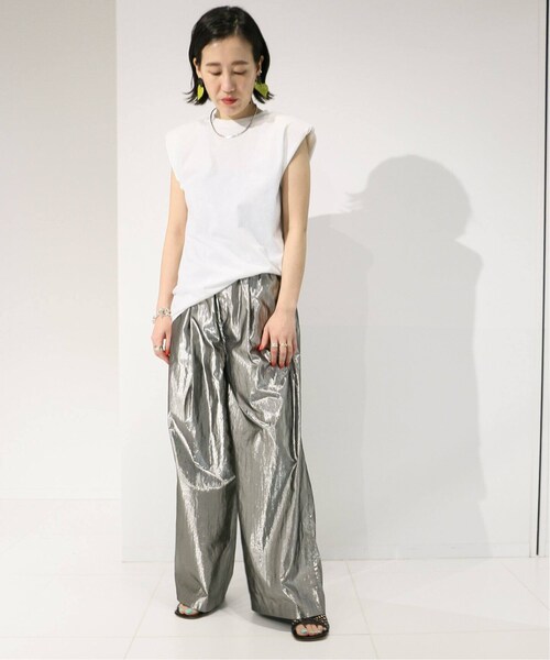 CITYSHOP（シティーショップ）の「METALLIC EASY パンツ（）」 - WEAR
