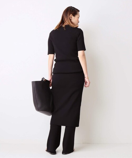 ドゥーズィエムクラスDiner Bリブスカート黒